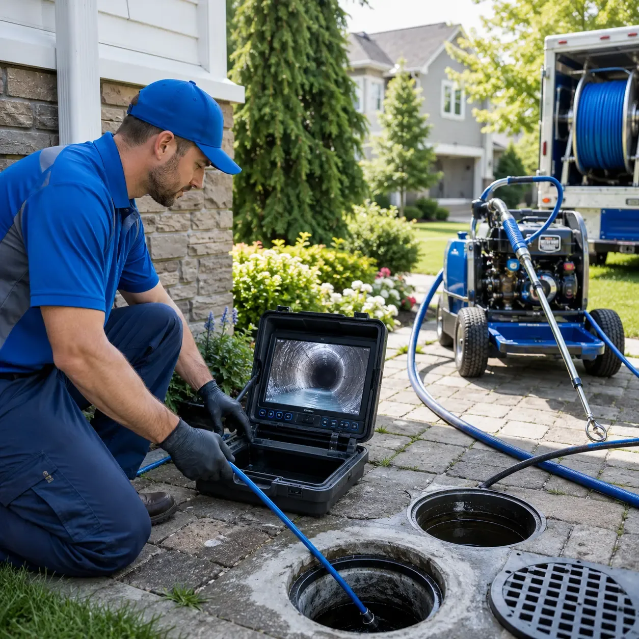 Outdoor drain cleaning professionals serving Bremo Bluff, VA